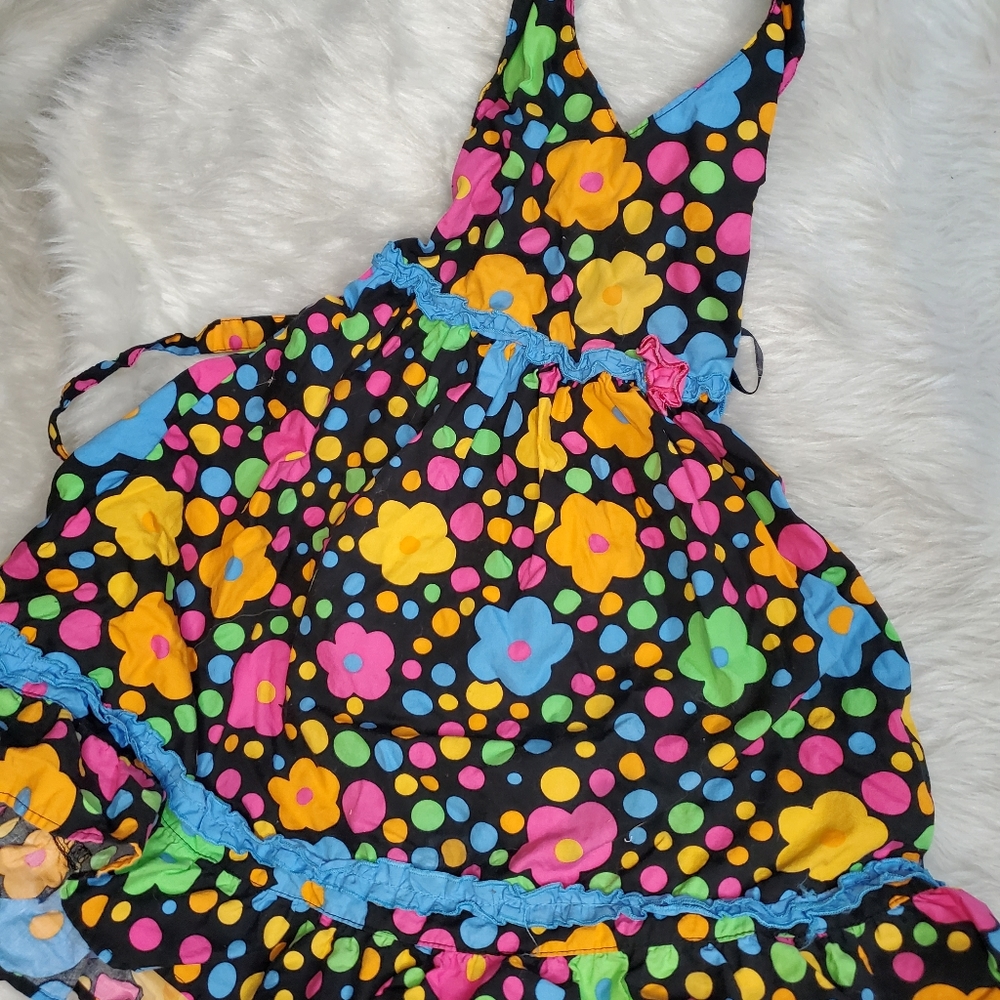 Floral halter dress